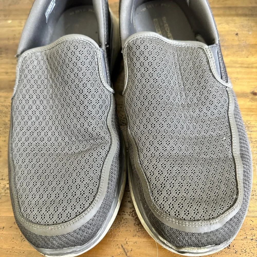 Men's Solid Go Walk Slip Ons - Taupe,size 11.5
